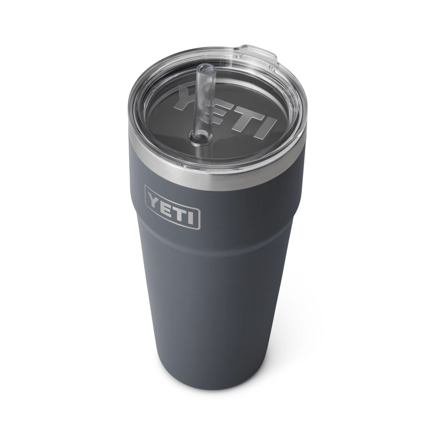 Rambler Stackable Cup w/Straw Lid