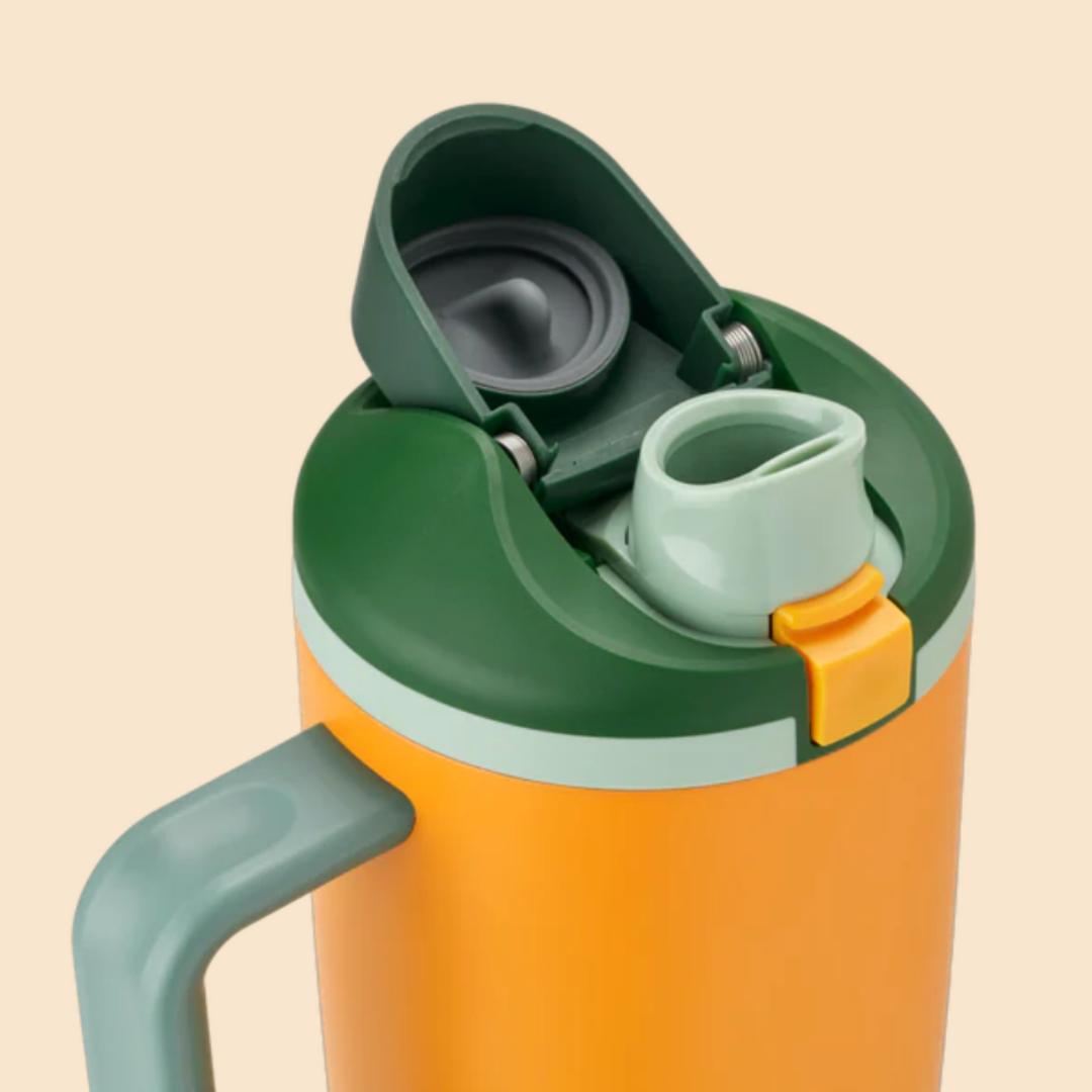 FreeSip Tumbler 40 oz Orange Groove