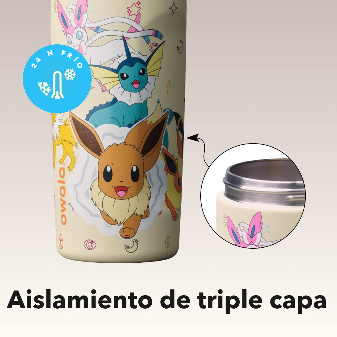 Aislamiento de triple capa del Owala Eevee Evolutions: 24 horas frio