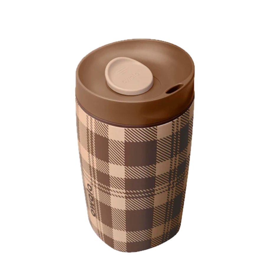 Owala SmoothSip Slider 12 oz Plaid and Simple