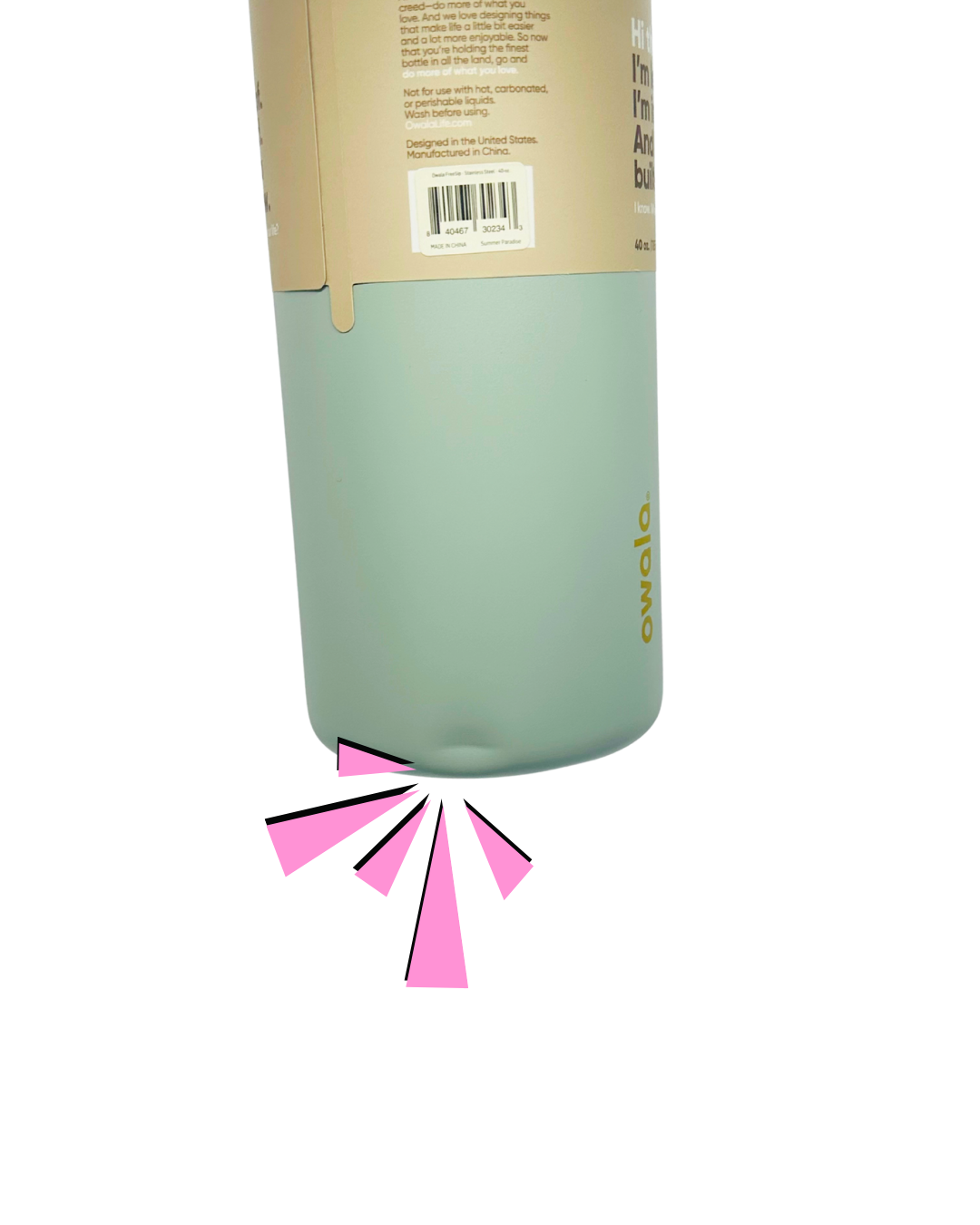 Owala Freesip 40 oz Summer Paradise 1