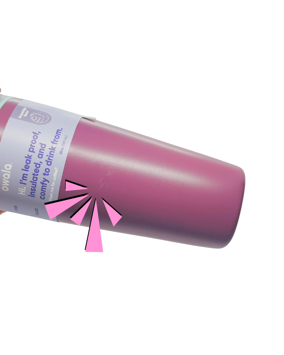 Owala SmoothSip Slider Plum Perfect 1