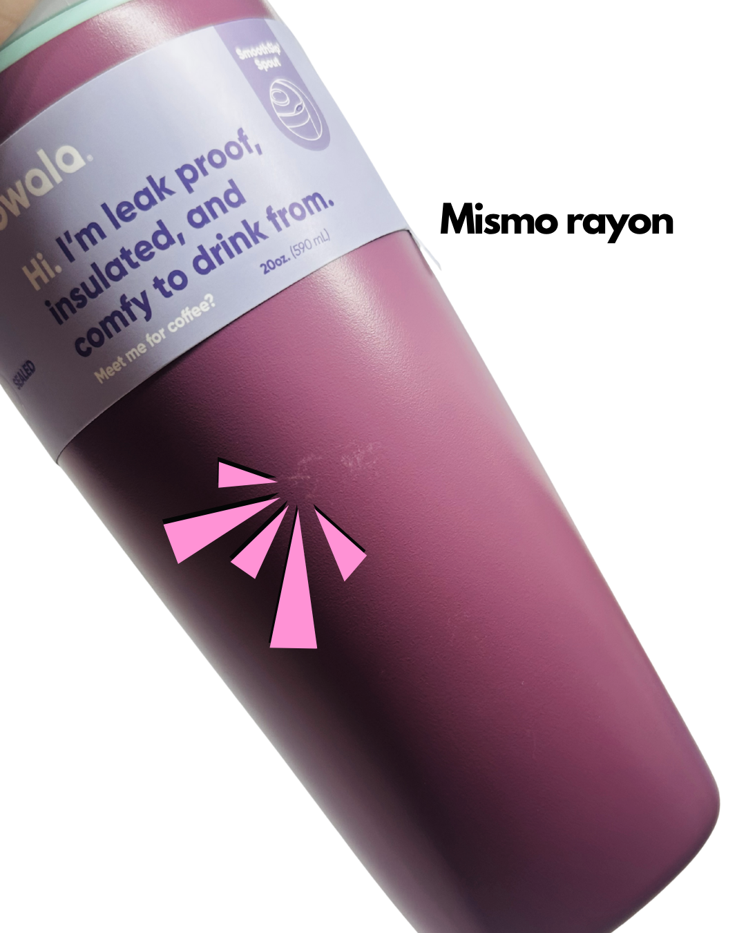 Owala SmoothSip Slider Plum Perfect 1