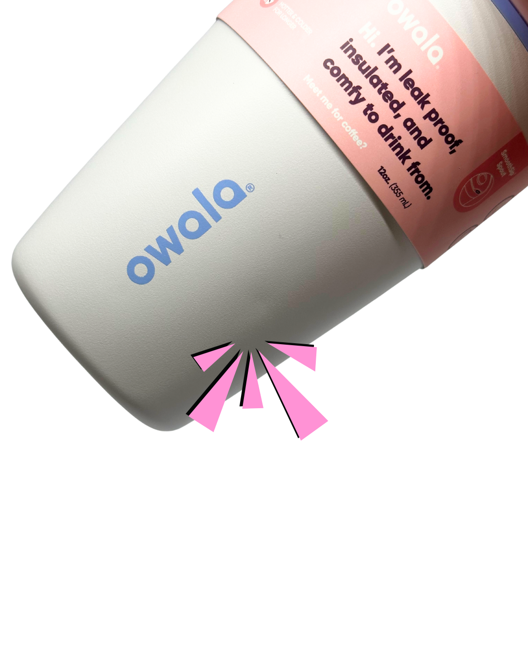 Owala SmoothSip Slider 12 oz Candy Coated 2