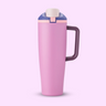 FreeSip Tumbler 40 oz Pretty in Purple