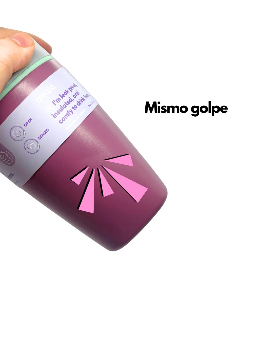 Owala SmoothSip Slider 12 oz Plum Perfect 1