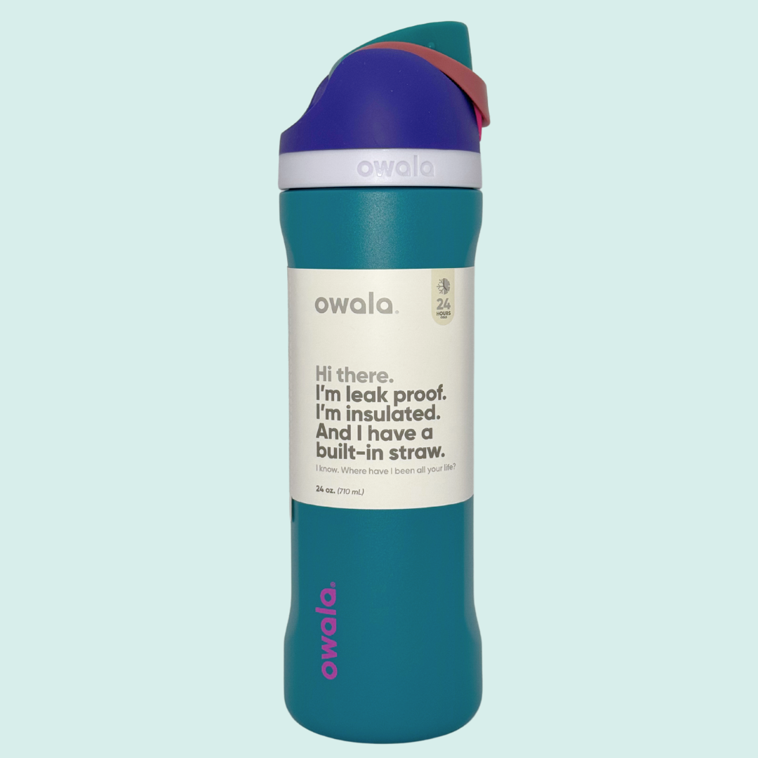 Owala Freesip 24 oz 80s Ski Slopes 1