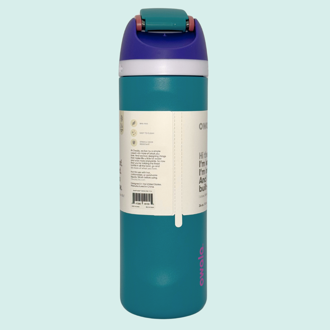 Owala Freesip 24 oz 80s Ski Slopes 1