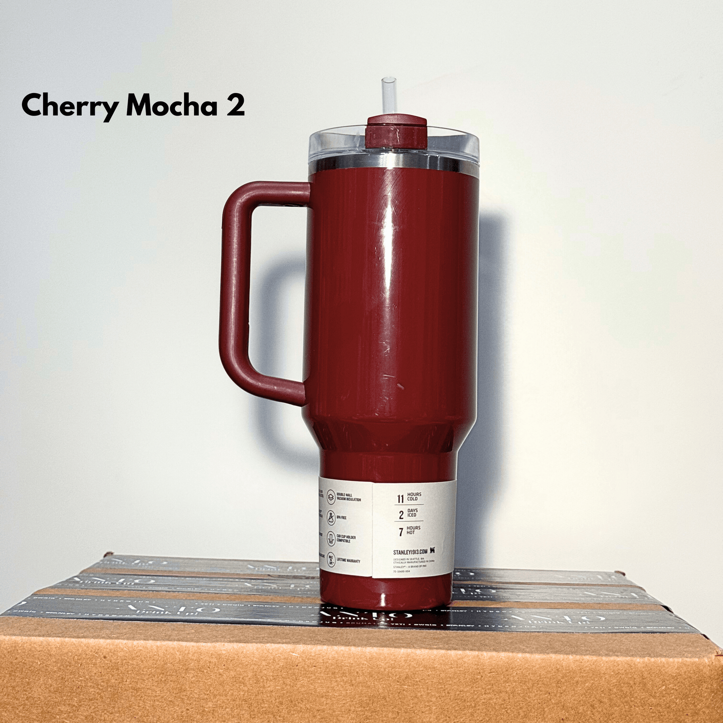 Stanley Quencher H2.0 Cherry Mocha 2