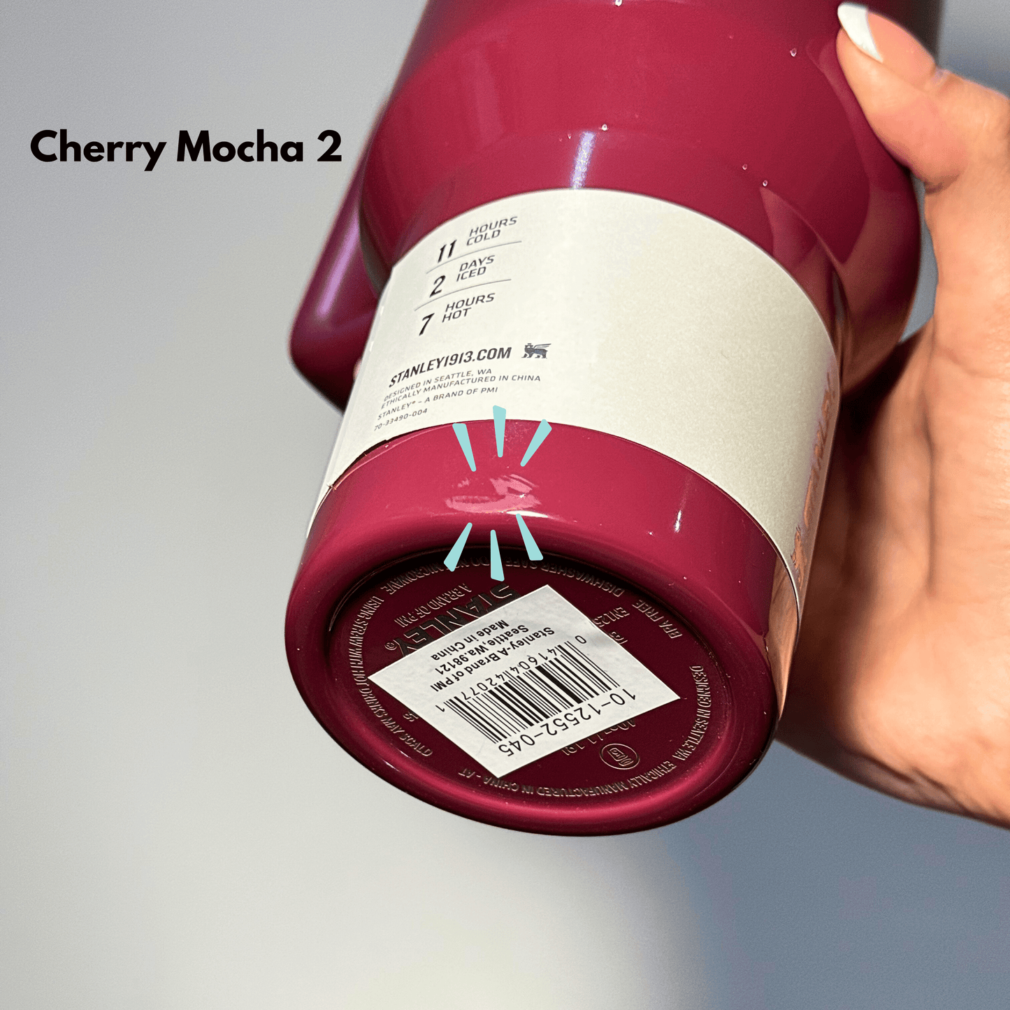 Stanley Quencher H2.0 Cherry Mocha 2