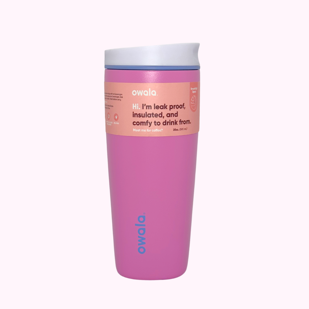 Owala SmoothSip Slider 20 oz Magenta Madness 1
