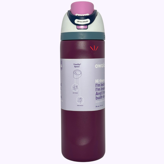 Owala FreeSip 24 oz Wacky Wildberry 1