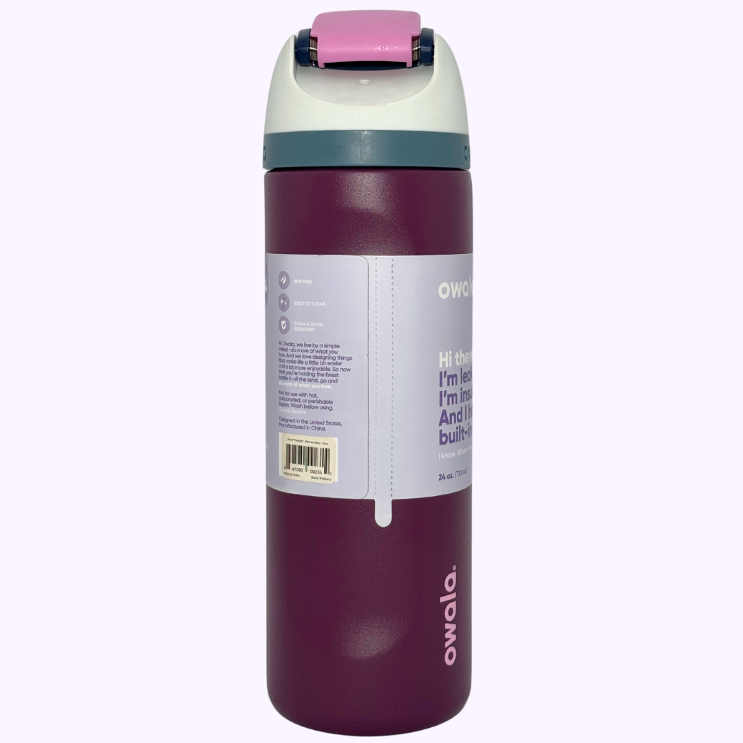 Owala FreeSip 24 oz Wacky Wildberry 1