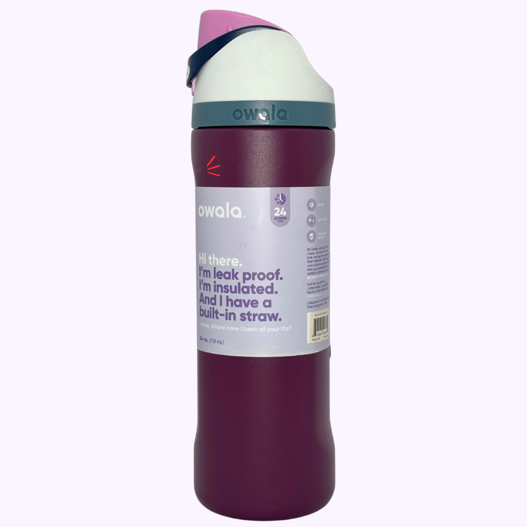 Owala FreeSip 24 oz Wacky Wildberry 1