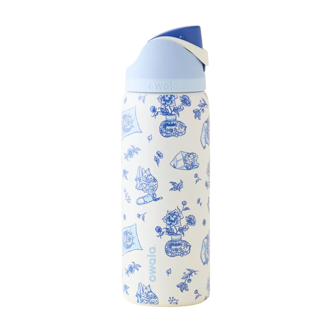 FreeSip 32 oz Delft Cat Pre-Venta Se Envia 16 Febrero