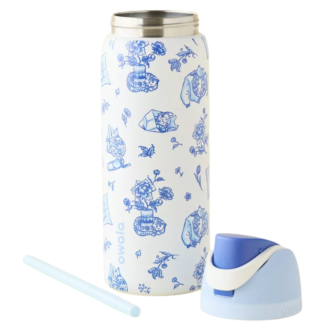 FreeSip 32 oz Delft Cat Pre-Venta Se Envia 16 Febrero