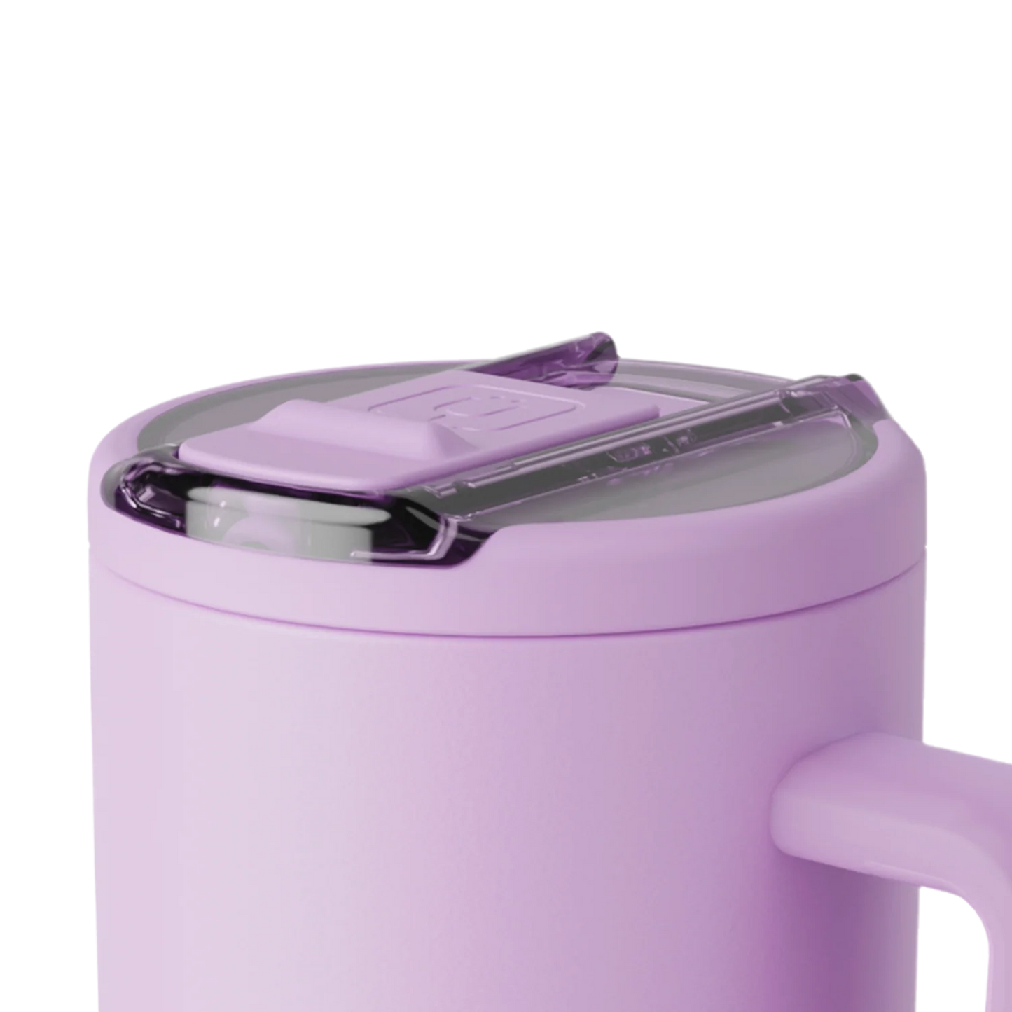 Brümate Era Flip 40 oz Lavender — detalle tapa ColdKey