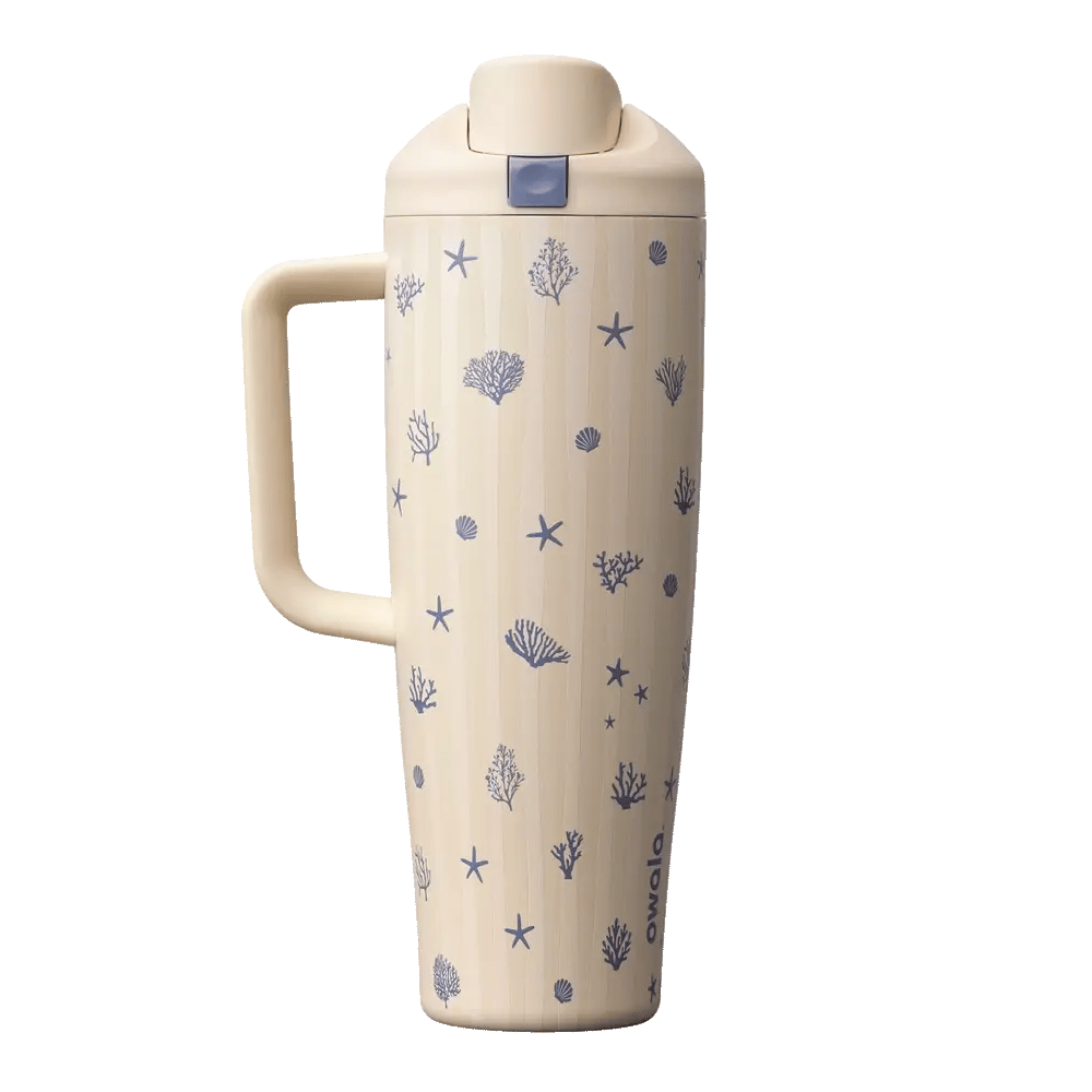 FreeSip Tumbler 40 oz Coral Cabana