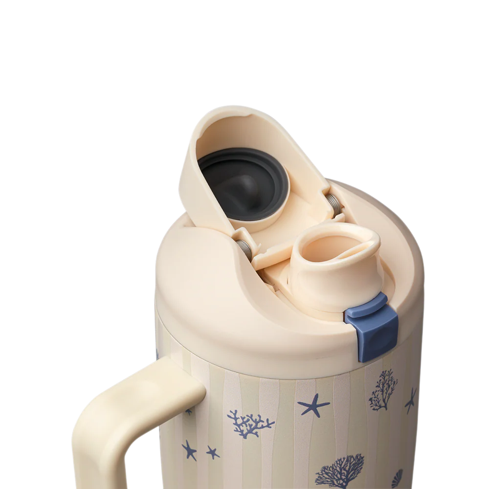 FreeSip Tumbler 40 oz Coral Cabana