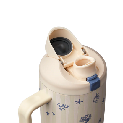 FreeSip Tumbler 40 oz Coral Cabana