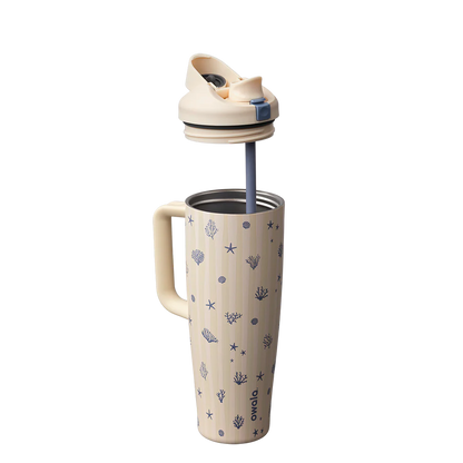FreeSip Tumbler 40 oz Coral Cabana
