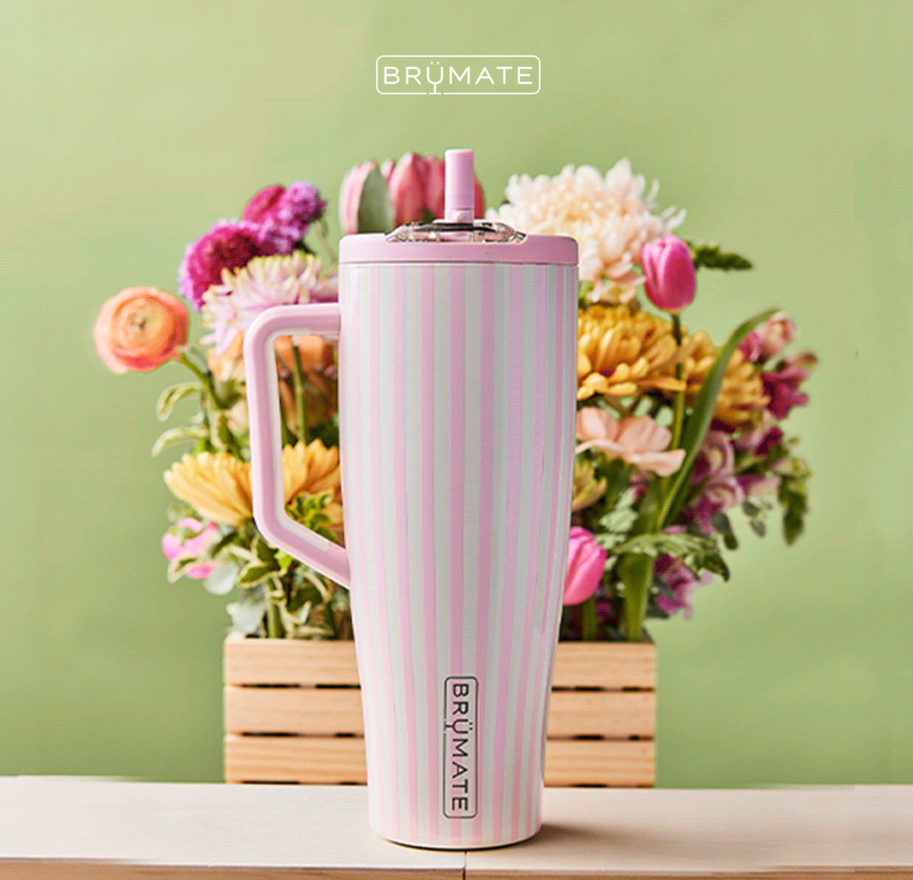 Brümate Era Flip 40 oz Strawberries & Cream Pre-Venta Se Envia 27 Julio