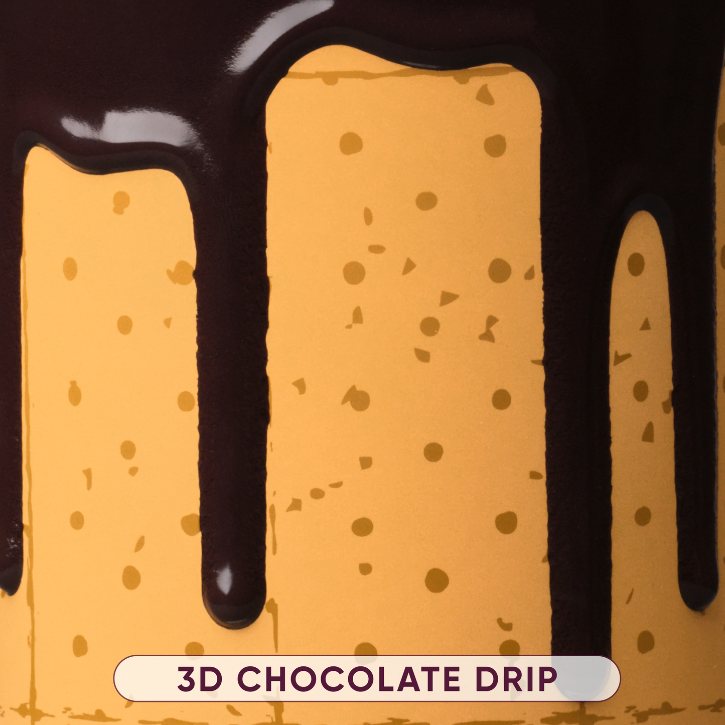 Owala FreeSip Gimme S'more — detalle de la textura del diseño