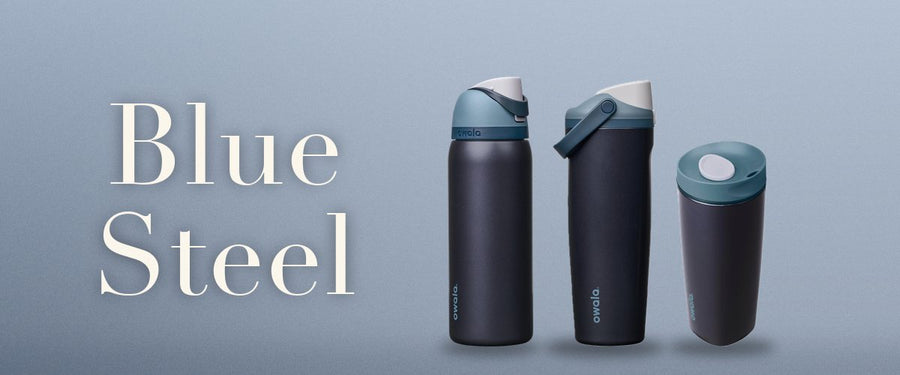 Owala Blue Steel: FreeSip, FreeSip Sway y SmoothSip Slider