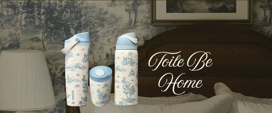 Owala Toile Be Home: FreeSip, FreeSip Sway y SmoothSip Slider