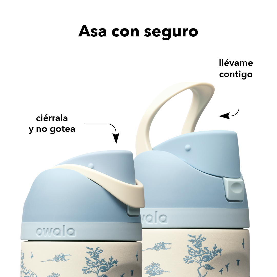 FreeSip 24 oz Toile Be Home — asa con seguro para llevarla contigo