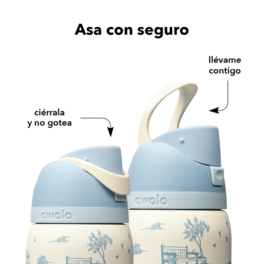 FreeSip 32 oz Toile Be Home — asa con seguro para llevarla contigo