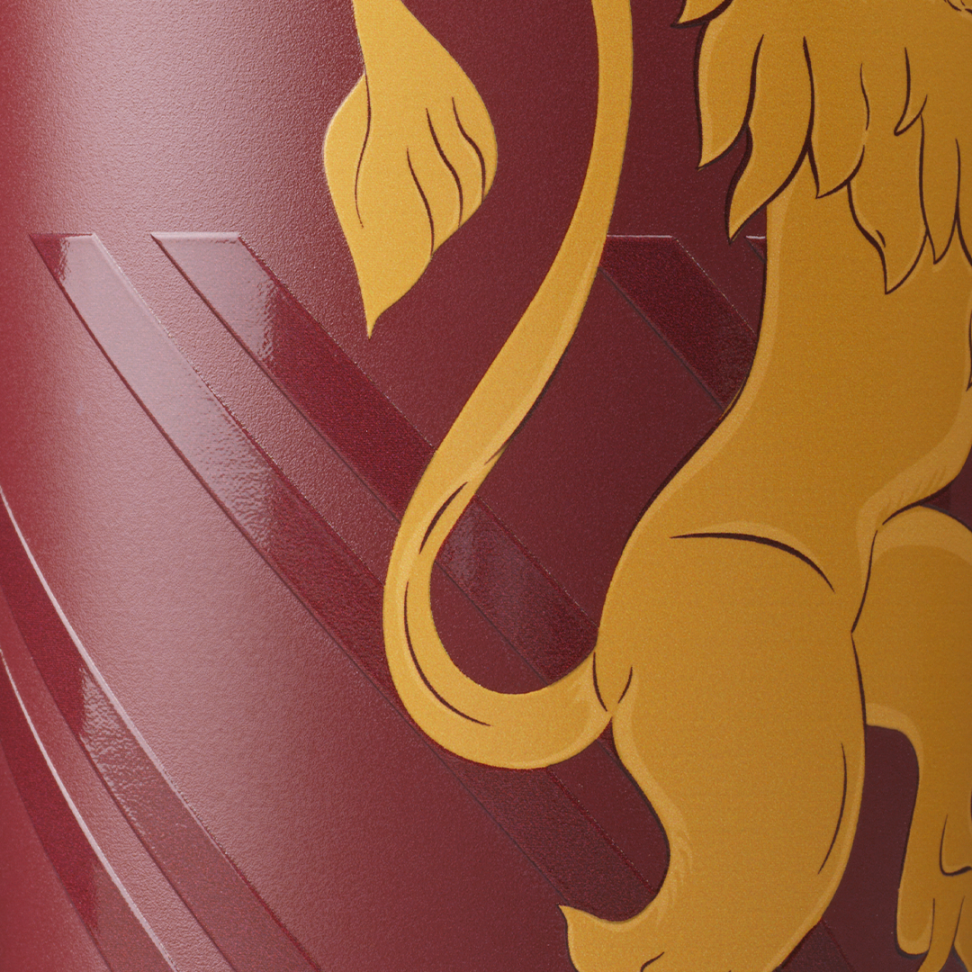 Detalle del grabado del FreeSip Sway 30 oz Gryffindor