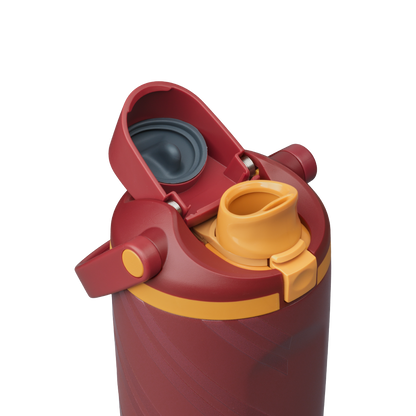 Tapa FreeSip abierta del Sway 30 oz Gryffindor: bebe del pico o con el popote