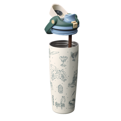 FreeSip Sway 30 oz Harry Potter Vignettes desarmado: tapa, popote y termo