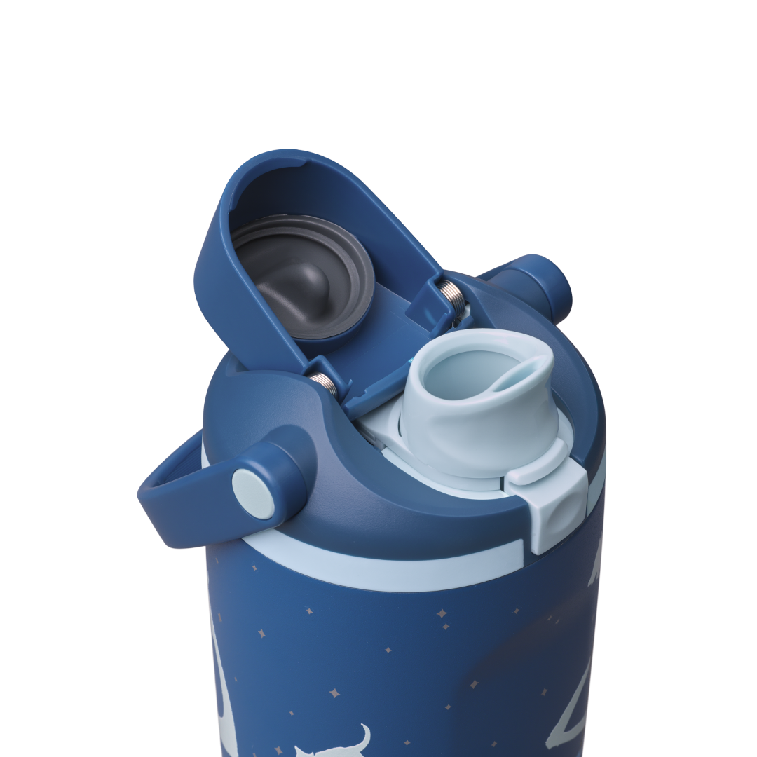Tapa FreeSip abierta del Sway 30 oz Patronus: bebe del pico o con el popote
