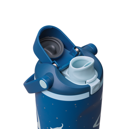 Tapa FreeSip abierta del Sway 30 oz Patronus: bebe del pico o con el popote