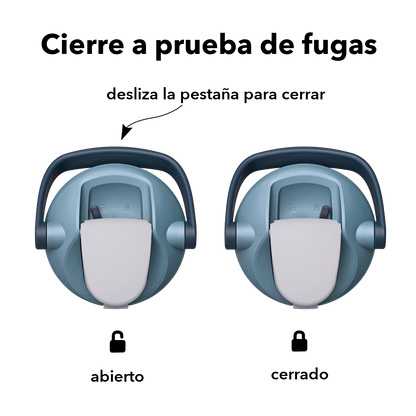 FreeSip Sway 40 oz Blue Steel — cierre a prueba de fugas