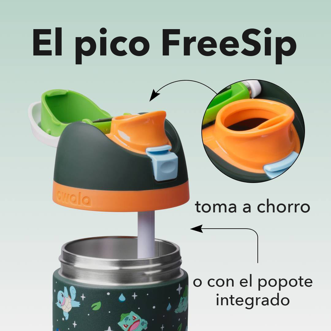 El pico FreeSip del Owala Kanto Region First Partners: toma a chorro o con popote