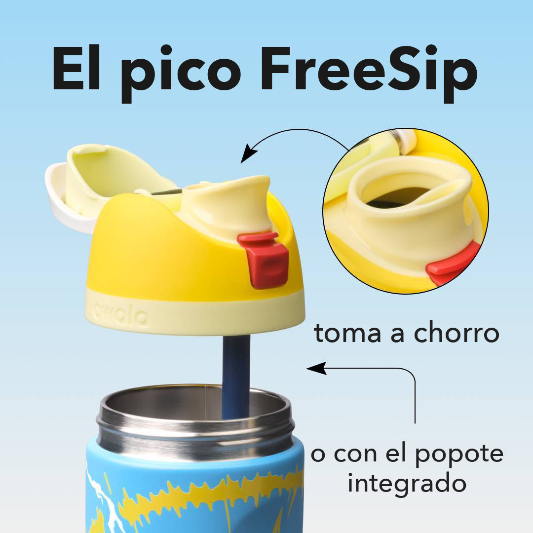 El pico FreeSip del Owala Pikachu I Choose You: toma a chorro o con popote