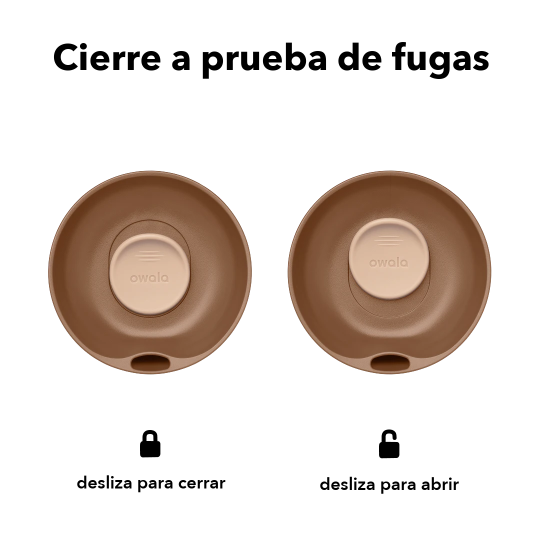SmoothSip Slider 12 oz Plaid and Simple — cierre a prueba de fugas