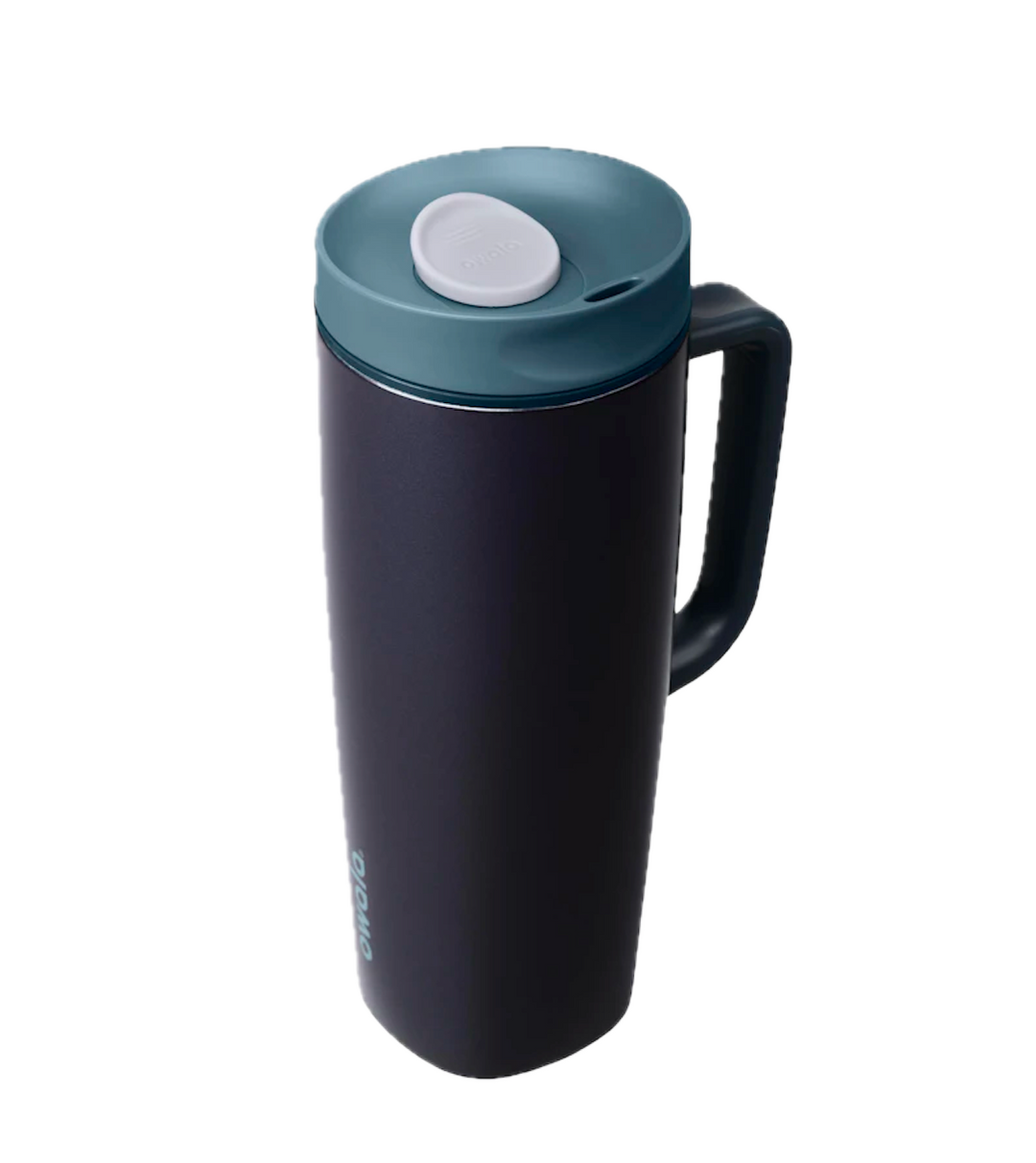 Owala SmoothSip Slider con Asa 24 oz Blue Steel