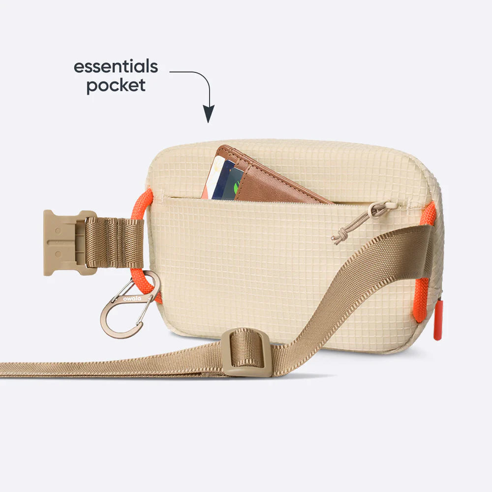 The Daily Crossbody Bag Ripstop Oat Latte - foto 4